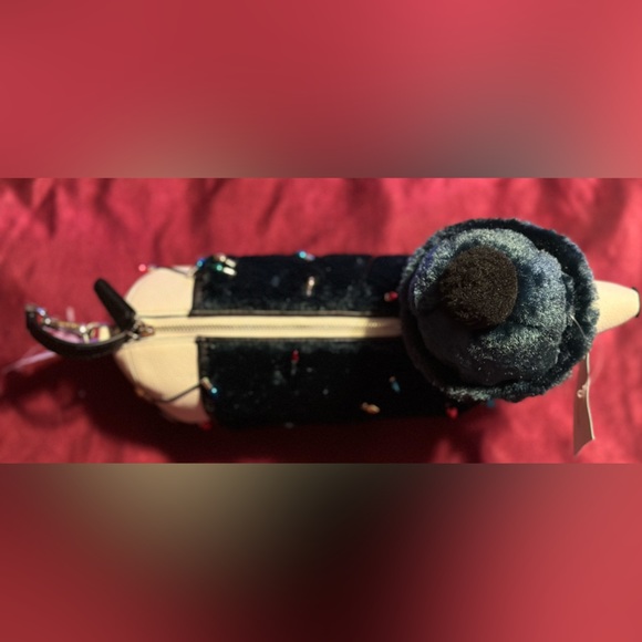 NWT Kate Spade Claude Dachshund Dog Crossbody Bag, Peacock Sapphire - Picture 6 of 9